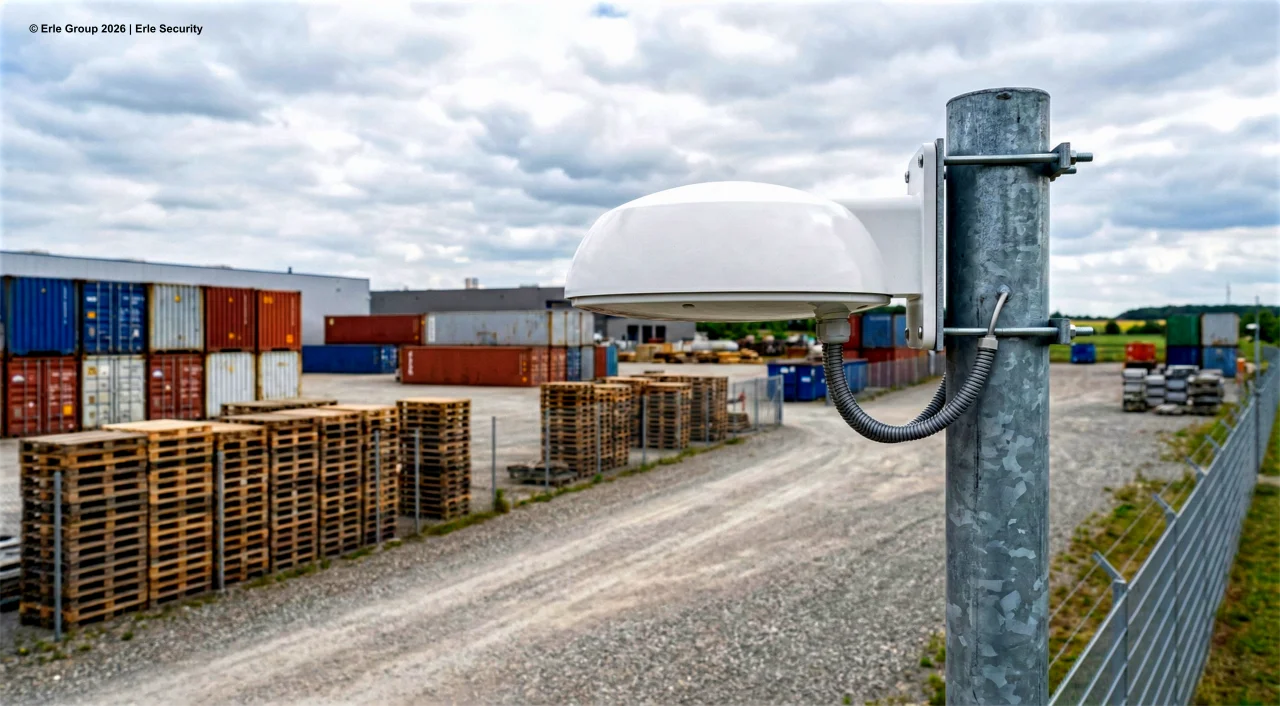 Radar-Sensor für Freiflächenüberwachung – Erkennung bis 200 Meter