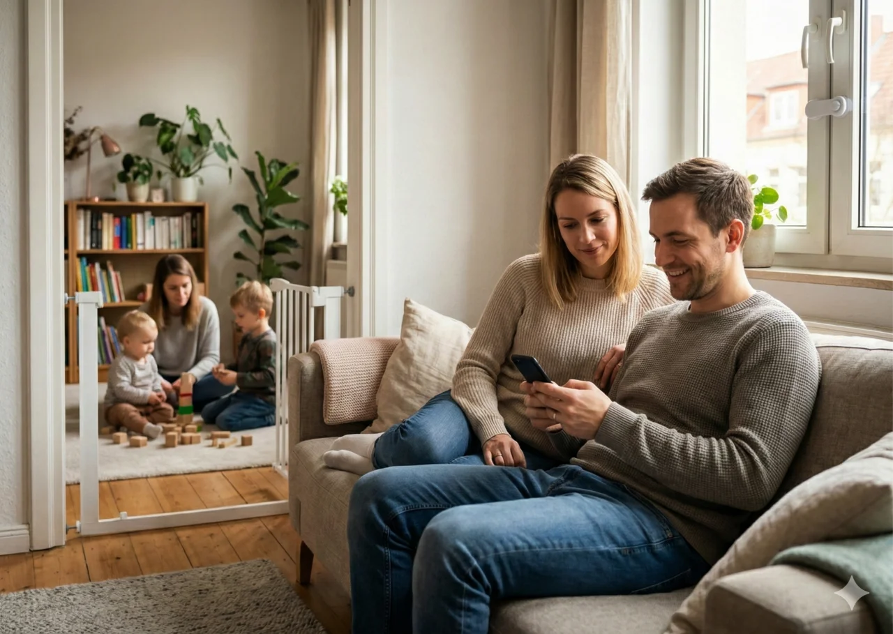 Familie mit Kindern sicher zu Hause – Personenschutz für Familien